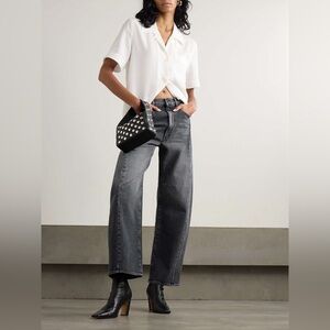 MOTHER The Half Pipe Flood high-rise barrel-leg jeans